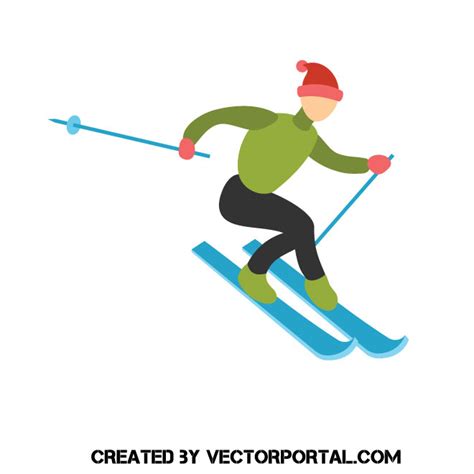 Ski Racer Clipart