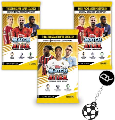 Amazon Match Attax Soccer Cards Bundle 3X Topps Match Attax 24