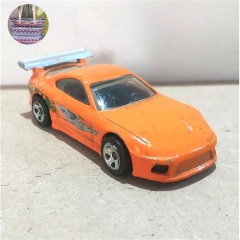 Hot Wheels Fast Furious Toyota Supra Orange Oren Loose Shopee