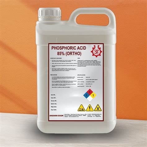 Phosphoric Acid 85 Ortho At Best Price In Noida By Akshar Exim