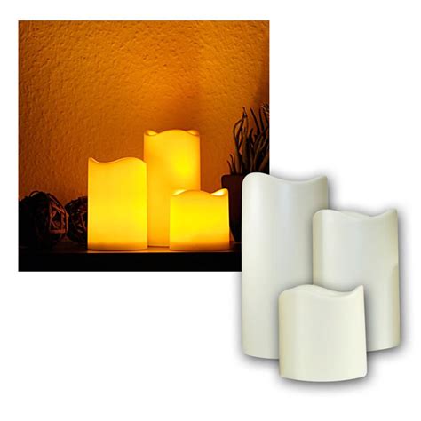 Led Candle For Outdoors - With Timer Flickering Leds, Flameless Outdoor ...