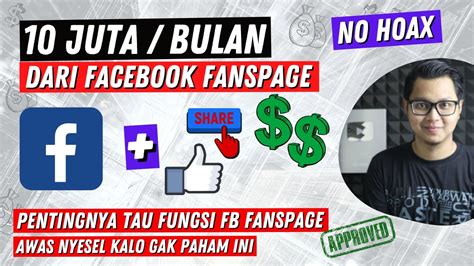 Cara Menghasilkan Uang Dari Internet Dengan Facebook Fanspage Apa