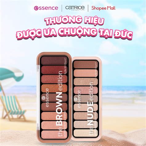 Bảng phấn mắt cao cấp Essence The NUDE BROWN 9 màu phù hợp nhiều kiểu trang điểm 10g Shopee