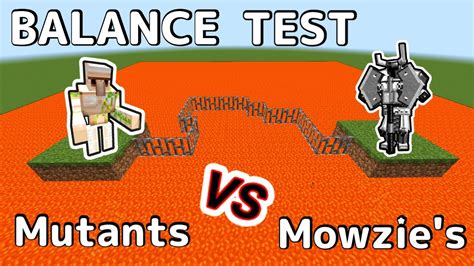 Minecraft Balance Test Mutant Monsters Vs Mowzie S Monsters YouTube