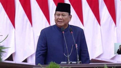 Penyebab Prabowo Subianto Gebuk Podium Usai Dilantik Jadi Presiden