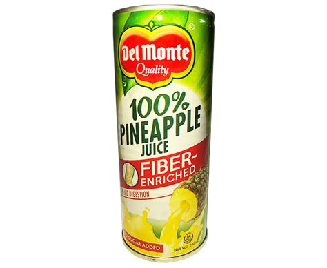 Del Monte Pineapple Juice Fiber Enriched Ml