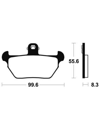 Plaquettes De Frein Tecnium Performance M Tal Fritt Mf