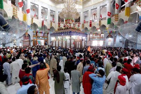 A Large Number Of Devotees Attending St Urs Celebration At Shrine Of