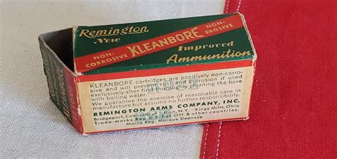 Vintage Remington Kleanbore Hi Speed EMPTY Ammo Box R15 22 Long Rifle