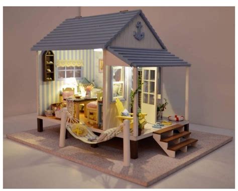 Hawaiian Beach House Model Wooden House Kits Paper House Models