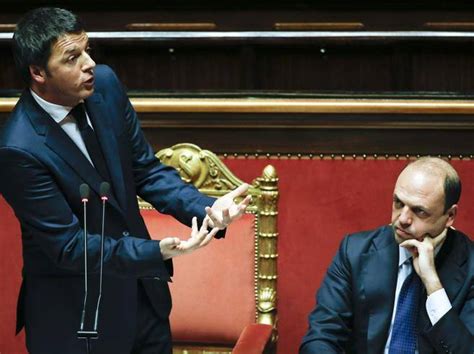 Renzi Legge Elettorale Alfano Ministro Di Tutto E Non Prende Il 5