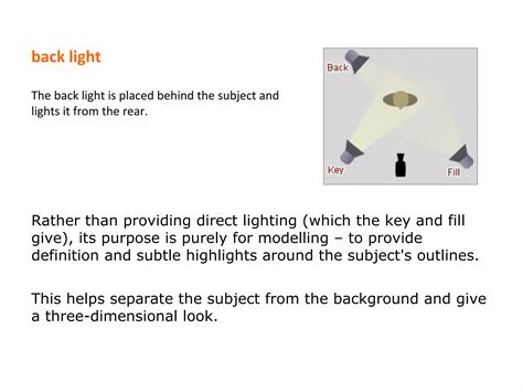 Three point lighting | PPT