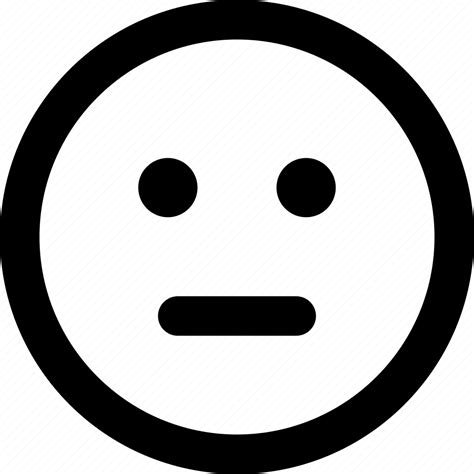 Emoji, face, normal, ok icon - Download on Iconfinder