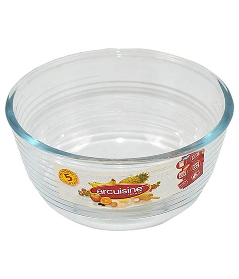 Arcuisine Glass Mixing Bowl: Buy Online at Best Price in India - Snapdeal