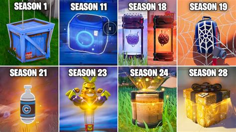 Evolution Of All Loot Containers In Fortnite Chapter 1 Season 1 Chapter 5 Season 1 Youtube