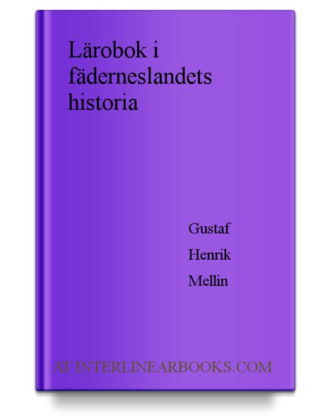 Lärobok i fäderneslandets historia Analysis For Swedish Learners