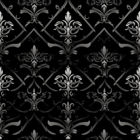 Premium Photo Elegant Vintage Gothic Seamless Pattern Collection