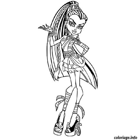 Top39 Coloriage À Imprimer De Monster High Dessin Voyager En Solo