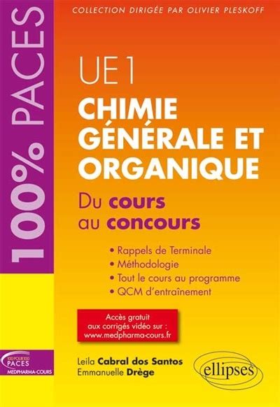 Ue1 Chimie Générale Et Organique By Olivier Pleskoff Health