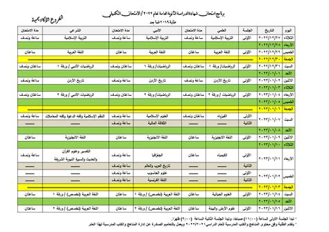 التربية تعلن جدول امتحان “التكميلي”