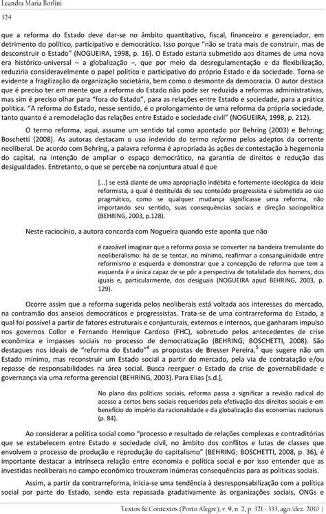 Há Pedras No Meio Do Caminho Do Sus Os Impactos Do Neoliberalismo Na