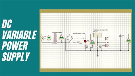 How To Make A Variable DC Power Supply Proteus Simulation YouTube