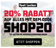 Foot Locker 20 Rabatt Auf Fast Alles Dealgott De