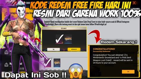 Kode Redem Free Fire Terbaru Hari Ini Kode Redem Ff Desember