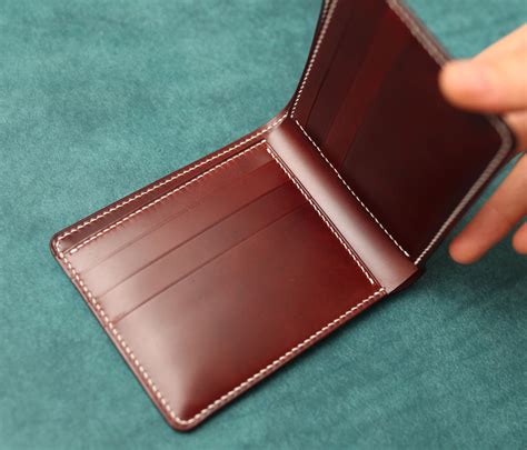 Shell Cordovan Wallet – Purely Handwork Leather Craft