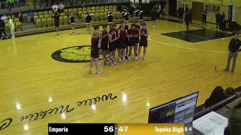 Emporia High School Basketball Vs Topeka High Youtube