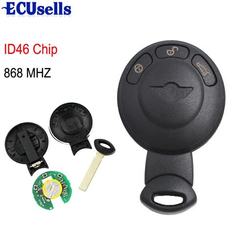 3 Button Smart Remote Key Keyless CAS System For BMW Mini Cooper 868MHz