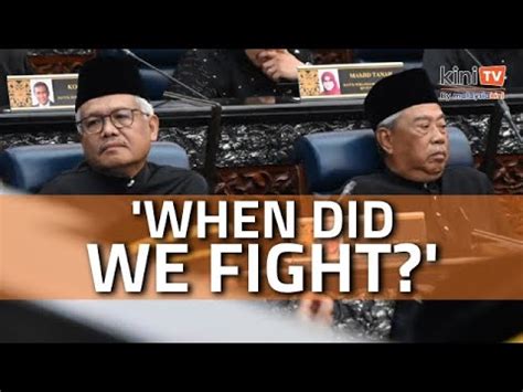 Muhyiddin Denies Fighting With Hamzah Youtube