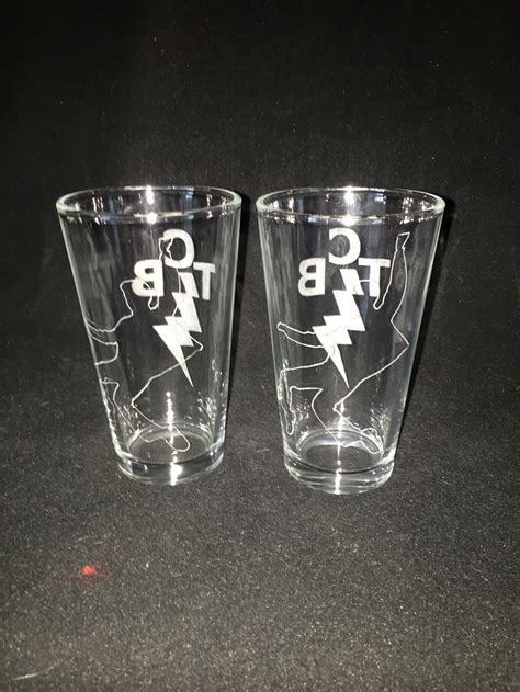 Elvis TCB Hand Etched Pint Glasses! - Etsy