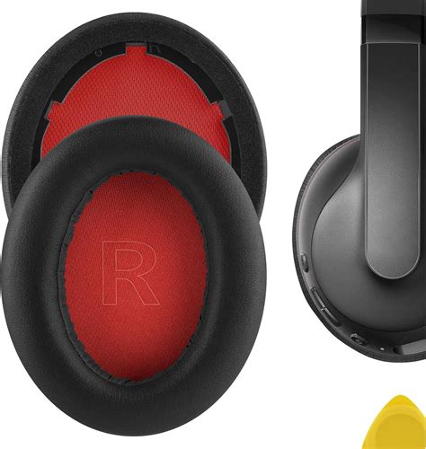 Geekria QuickFit Protein Leather Replacement Ear Pads for Anker Soundcore Life Q10, Q10 BT