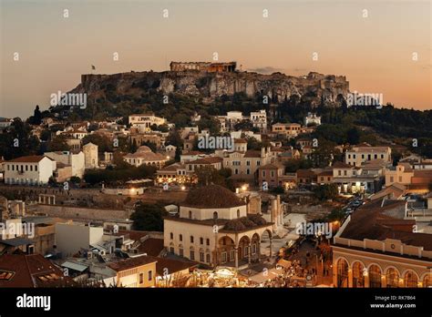 Athens skyline rooftop view, Greece Stock Photo - Alamy