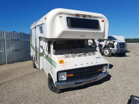 1975 Dodge Chinook Photos Ca Redding Repairable Salvage Car