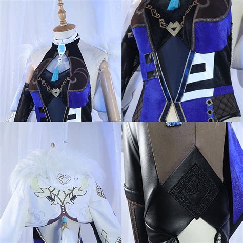 Genshin Yelan Cosplay Costume Women Dresses Wig Outfit Etsy Australia