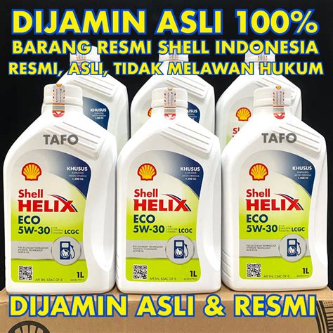 Jual Shell Helix Eco W Liter Helix Eco Lcgc Agya Brio Ayla