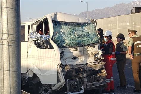 Conductor Perdi La Vida Tras Violento Choque En Autopista Vespucio Sur