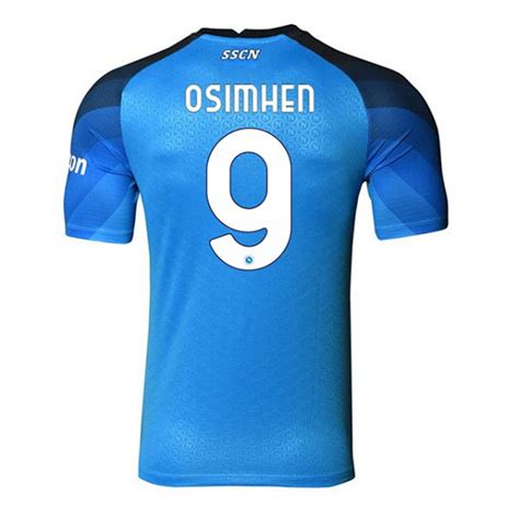 Crea Maglie Calcio SSC Napoli OSIMHEN 9 2022 2023 Prima