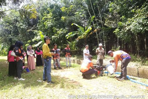 Infopublik Anggota Relawan Desa Muara Jaya Ikuti Pelatihan Tanggap