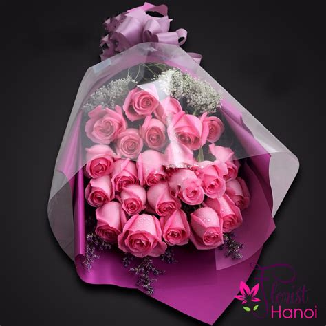 Pink roses bouquet for love flowers