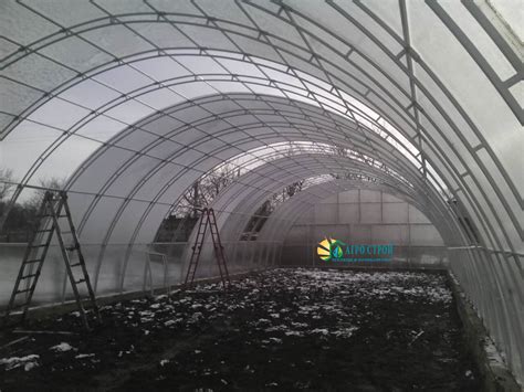 Компания АгроБуд | Теплица из поликарбоната 8x24 метров