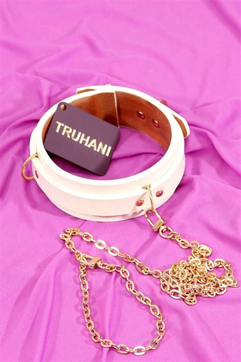BDSM Submissive White Collar For Sex Restraints Sexy Leather Choker Slave Necklace Fetish