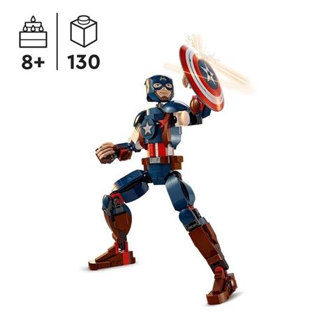 76258 LEGO Marvel La Figurine De Captain America LEGO King Jouet