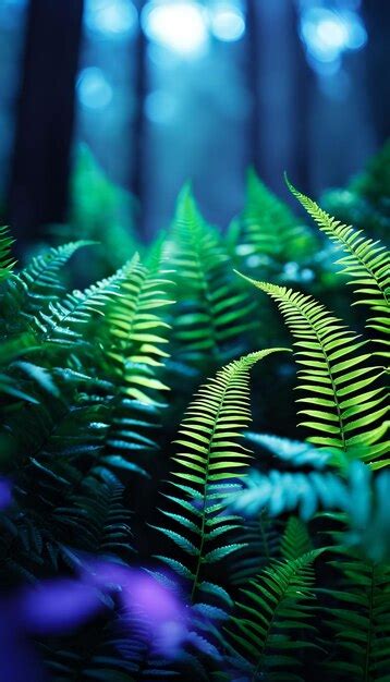 Premium AI Image | New Growth in the Ferns Wallpaper