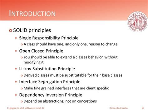 Solid Principles Of Object Oriented Design