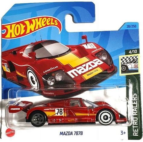 Игрушечная машинка Hot Wheels Mazda 787B Red базовая коллекция 2023 г 28 250 купить на OZON
