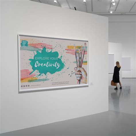 Free Museum Banner Mockup Psd