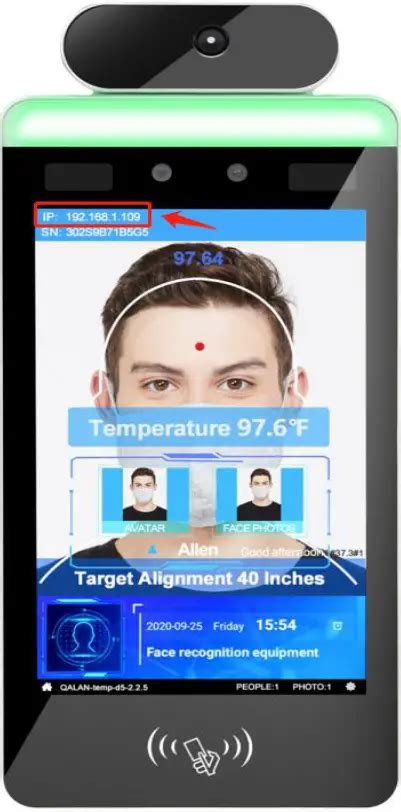 Vikviz Dqs9fo0 Wi Fi Face Recognition Body Temperature Measurement